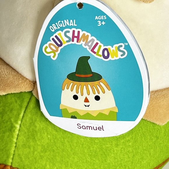 Squishmallow Samuel The Scarecrow 11” Kellytoys Halloween Stuffed Animal Toy - Picture 10 of 10